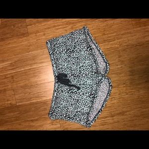 Cheetah print pajama shorts